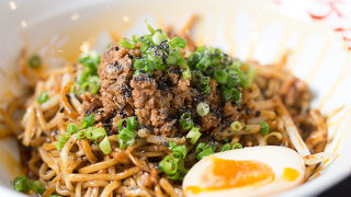 汁なし担々麺、美味しかった