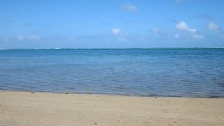 静かでキレイなビーチです。