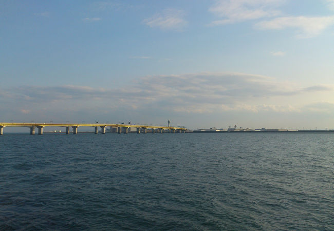 空港方面を望む