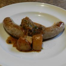 レモンポークの自家製ソーセージ〜リヨン風