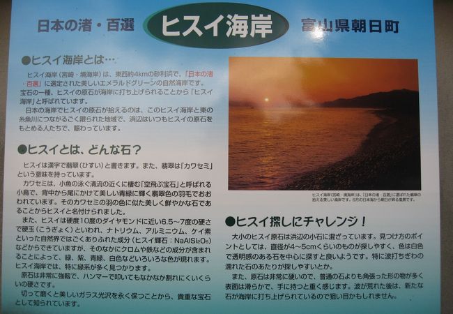 海岸を撮影した写真がないので、この案内板でご容赦を！