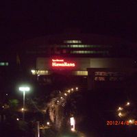 目の前にはスパリゾート