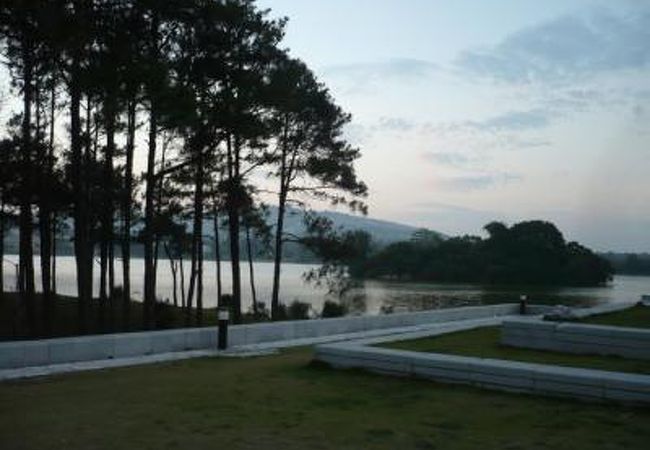 （金門島）軍人によって掘られたという湖