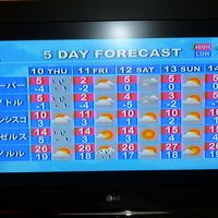日本語のテレビ、見れました