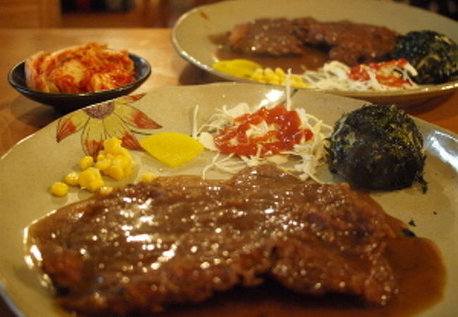 ランチのメニューは２つだけ