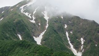 雄大な谷川岳が目の前に・・・