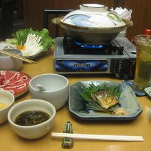 しゃぶしゃぶ到着