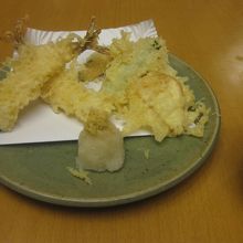 天ぷらです