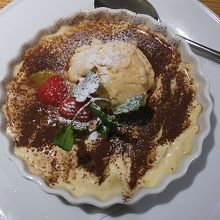 スプーンピザ　ティラミス風