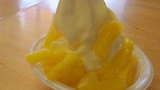 パイナップルアイスおいしいです☆