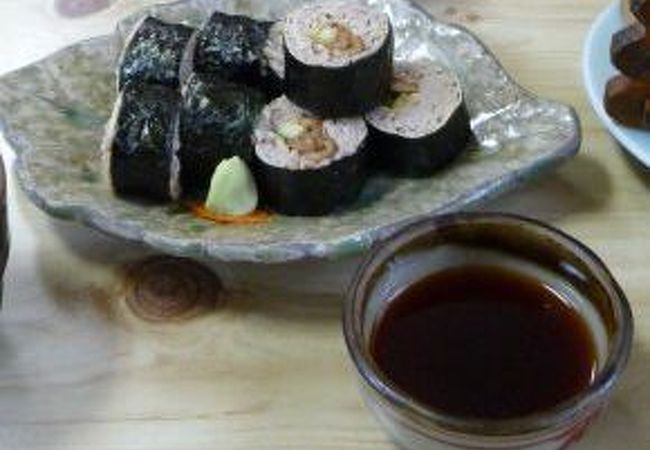 そば通に!萩一泊の際、二回通ってしまいました☆そば寿司おすすめ!