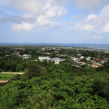 展望台から集落方面