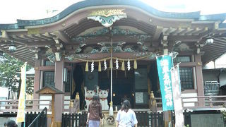 招き猫のいる縁結びのご利益ある浅草の神社
