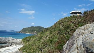 展望台に登ると，ビーチの美しさにあらためて感動！