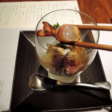 色々酢の物 土佐酢ジュレにて   