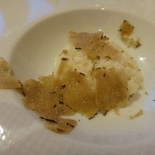 白トリュフのリゾット