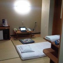 畳部屋でも快適だった