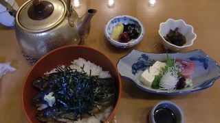 名物　あゆ茶漬け