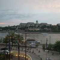 ホテルの窓からの風景です。