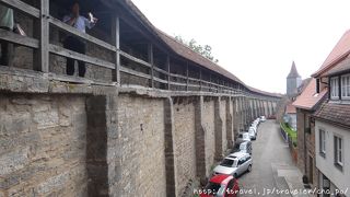 ローテンブルクの街並みを一望できます♪