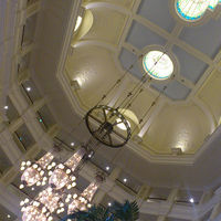 高い天井です。