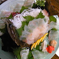 ヒラメの姿造り