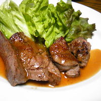 ステーキもおいしい！