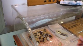 昔ながらの温泉まんじゅう。