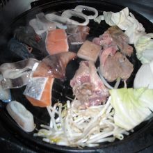 ジンギスカン＋海鮮焼き