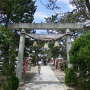 風が吹き抜ける気持ちのいい神社