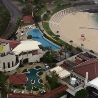 海が目の前です