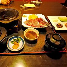 私の定食，同伴者のは撮り忘れた