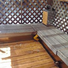 狭いですが、結構のんびりできます。