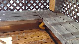 疲れを癒す隠れ家的な足湯