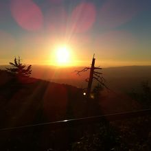 きれいな夕焼け。