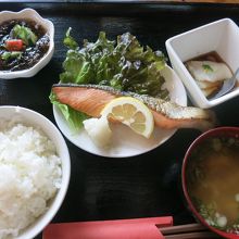 沖縄名産物えお意識したあさごはん♪