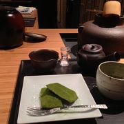 歌舞伎座タワーの5階でお茶を。