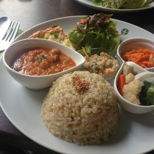 玄米のランチプレート