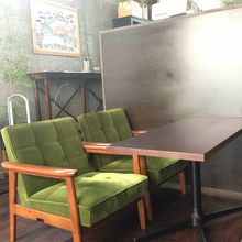 清潔感のある店内