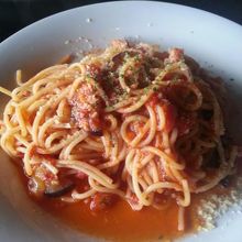 メインのパスタ