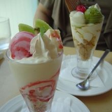 ベツバラランチ・ミニパフェ