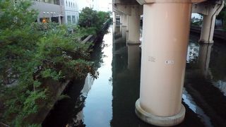 豊臣秀吉が外堀として掘らせた川