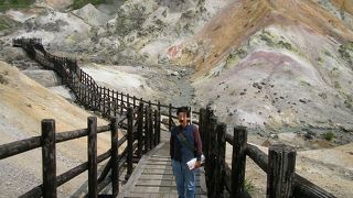 地獄谷から大湯沼や大正沼などをめぐる散策路