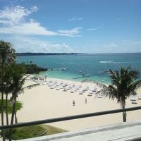 客室から見えるベランダからの風景。