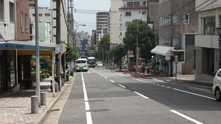 北野への西側の南北に走る通り