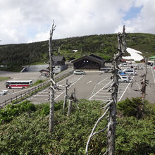 山頂レストハウス兼バスターミナル