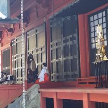 結婚式がされていました。