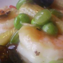 海老と野菜の炒め物