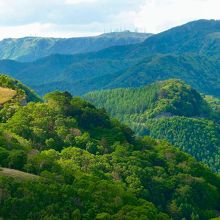 三峰展望台より美ヶ原を撮影（35mm換算 105mmにて）