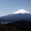 お手軽登山で、きれいな富士山の眺望。